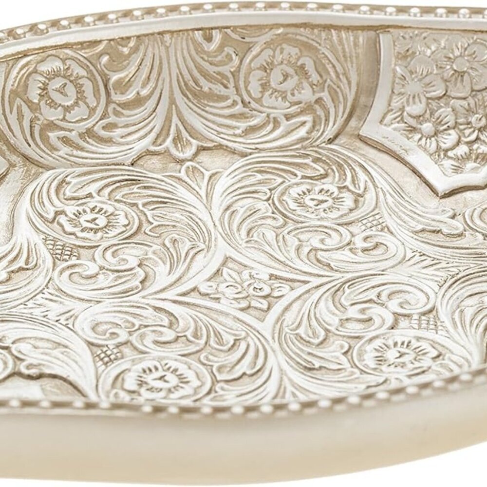 Victoria Soap Dish for Bathroom, Decorative Dry Bar Holder- Durable Resin Design